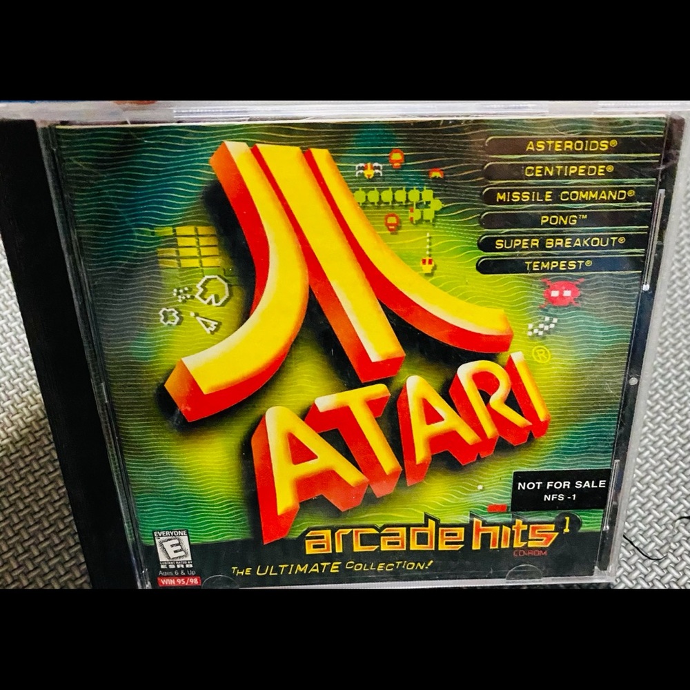 ATARI Arcade Hits Hasbro CD Game